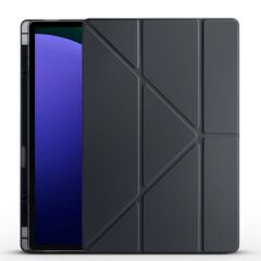 Galaxy Tab S9 Ultra 14.6'' SM-X910 Uyumlu Kılıf Kalem Bölmeli Standlı Uyku Modlu Kapaklı Tablet Kılıf