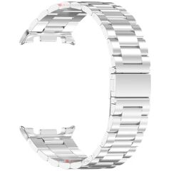 Galaxy Watch Classic 46 mm Uyumlu Metal Kordon Premium Paslanmaz Çelik Kayış Baklalı Model Özel Pim