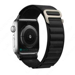 Apple Watch 8 45 mm uyumlu Kordon Alpine Loop Örgü Kayış