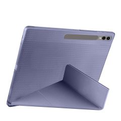 Galaxy Tab S9 Ultra 14.6'' SM-X910 Uyumlu Kılıf Kalem Bölmeli Standlı Uyku Modlu Kapaklı Tablet Kılıf Levander Gray
