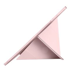 Galaxy Tab S9 Ultra 14.6'' SM-X910 Uyumlu Kılıf Kalem Bölmeli Standlı Uyku Modlu Kapaklı Tablet Kılıf Rose Gold