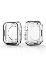 Apple Watch 9 45 mm uyumlu Ekran Koruyucu 360° Kasa Koruma Tüm Gövde Kapak Darbe Emici
