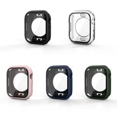 Apple Watch 9 45 mm uyumlu Ekran Koruyucu 360° Kasa Koruma Tüm Gövde Kapak Darbe Emici