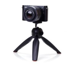 Masa Üstü Hafif ve Taşınabilir Tripod & Telefon Tutucu Aparat - Fotoğraf Makinesi Kamera Uyumlu