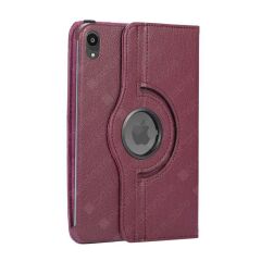 Apple iPad Mini 6. Nesil 2021 Kılıf 360° Dönebilen Akıllı Kapak Standlı Kılıf Smart Uyku Modlu Mor