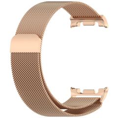 Galaxy Watch 8 Classic 46 mm uyumlu Mıknatıslı Hasır Metal Örgü Kordon Milanese Kayış Orijinal Pim