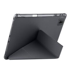 Honor Pad GT Pro 12.3 inç 2024 uyumlu Kılıf Kalem Bölmeli Tri Folding Standlı Arkası Silikon Kapak