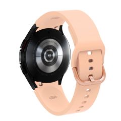 Samsung Galaxy Watch FE 40 mm Silikon Kordon Tam Uyumlu Pim Tasarımı Premium Spor Kayış Pudra