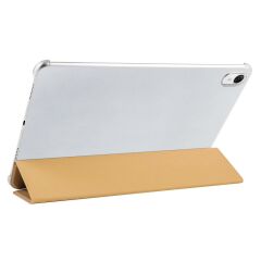 Huawei Matepad 11.5 2023 Kılıf Standlı Flip Smart Akıllı Kapak Uyku Modlu Tablet Kılıfı Kapaklı Kılıf Gold