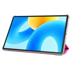 Huawei Matepad 11.5 2023 Kılıf Standlı Flip Smart Akıllı Kapak Uyku Modlu Tablet Kılıfı Kapaklı Kılıf Pembe