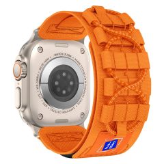 Apple Watch Ultra / Ultra 2 49 mm uyumlu Bileklik Kordon İnovatif Tasarım Geniş Kayış Hasır Kumaş