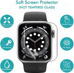 Apple Watch 7 41 mm uyumlu Ekran Koruyucu TPU Saat Ekranı Koruma