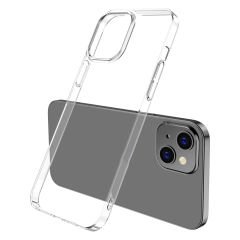 iPhone 15 uyumlu Şeffaf Kılıf Kamera Çıkıntılı Sert PC Kapak