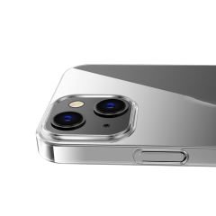 iPhone 15 uyumlu Şeffaf Kılıf Kamera Çıkıntılı Sert PC Kapak