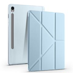 Galaxy Tab S9 FE 10.9'' SM-X510 Uyumlu Kılıf Kalem Bölmeli Standlı Uyku Modlu Kapaklı Tablet Kılıfı