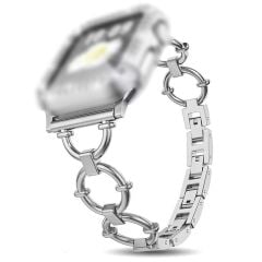 Apple Watch 7 6 SE 5 4 3 2 1 - 41 / 40 / 38 mm uyumlu Metal Kordon Şık Tasarım Luxury Style Kayış