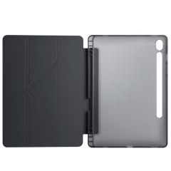 Galaxy Tab S9 FE 10.9'' SM-X510 Uyumlu Kılıf Kalem Bölmeli Standlı Uyku Modlu Kapaklı Tablet Kılıfı Siyah