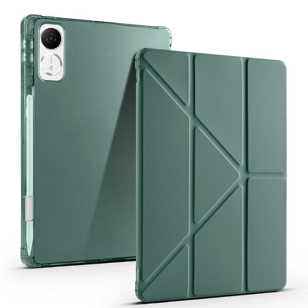 Honor Pad GT 11.5 inç 2025 uyumlu Kılıf Kalem Bölmeli Tri Folding Standlı Arkası Silikon Kapak