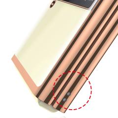 Samsung Galaxy Z Flip 3 Kılıf Premium Kapak Tam Uyumlu 2 Parça Metalik Renk Ultra İnce Electroplate