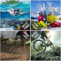 iPhone 15 Uyumlu Su Geçirmez Kılıf MagSafe IP68 Waterproof Anti Shock Anti Dust Kapak