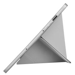 Galaxy Tab S9 FE 10.9'' SM-X510 Uyumlu Kılıf Kalem Bölmeli Standlı Uyku Modlu Kapaklı Tablet Kılıfı Gri