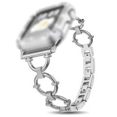 Apple Watch 7 41 mm uyumlu Metal Kordon Şık Tasarım Luxury Style Kayış