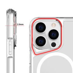 iPhone 15 Pro uyumlu Kılıf Magsafe Özellikli Silikon Kapak Yükseltilmiş Kenarlar Üstün Koruma