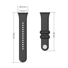 Xiaomi Redmi Watch 4 Silikon Kordon Tam Uyumlu Pim Tasarımı Spor Kayış Özel Üretim Premium Soft Jel