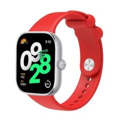 Xiaomi Redmi Watch 4 Silikon Kordon Tam Uyumlu Pim Tasarımı Spor Kayış Özel Üretim Premium Soft Jel