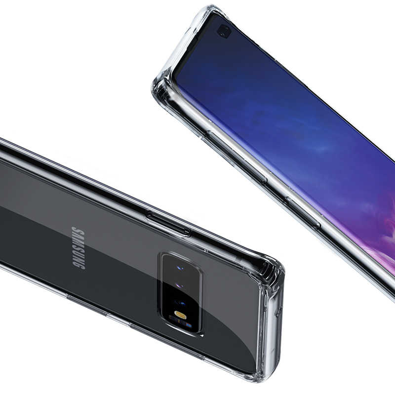 Galaxy S10 Plus Kılıf Benks Magic Crystal Clear Glass Kapak Renksiz