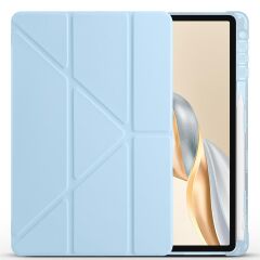 Honor Pad X9A 11.5 inç 2025 uyumlu Kılıf Kalem Bölmeli Tri Folding Standlı Arkası Silikon Kapak