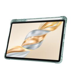 Honor Pad X9A 11.5 inç 2025 uyumlu Kılıf Kalem Bölmeli Tri Folding Standlı Arkası Silikon Kapak Koyu Yeşil