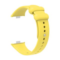 Xiaomi Redmi Watch 4 Silikon Kordon Tam Uyumlu Pim Tasarımı Spor Kayış Özel Üretim Premium Soft Jel Sarı