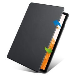 Galaxy Tab S9+ Plus 12.4'' SM-X810 uyumlu Kılıf Kalem Bölmeli Dönebilen Yatay Dikey Standlı Kapaklı