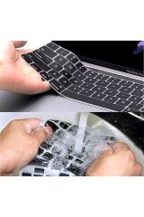 MacBook Air 15 M3 2024 A3114 15.3'' uyumlu Klavye Koruyucu Türkçe Q Silikon Ped