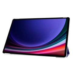 Galaxy Tab S9 FE 10.9'' SM-X510 Uyumlu Kapaklı Kılıf Standlı Uyku Modlu Tablet Kılıfı Flip Smart Lacivert
