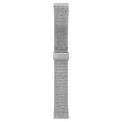 Amazfit GTR 47 mm Uyumlu Hasır Metal Kordon Magnetik D Tokalı Tel Örgü Kayış Mıknatıslı