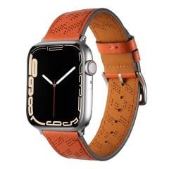 Apple Watch 10 46 mm uyumlu Suni Deri Kordon Kayış Watch Band / Strap