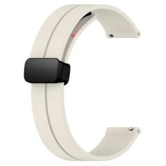 Honor Magic Watch 2 42 mm Silikon Kordon Magnetik D Tokalı Spor Kayış Mıknatıslı Toka