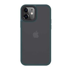 Apple iPhone 12 Mini Kılıf Benks Hybrid Kapak Koyu Yeşil