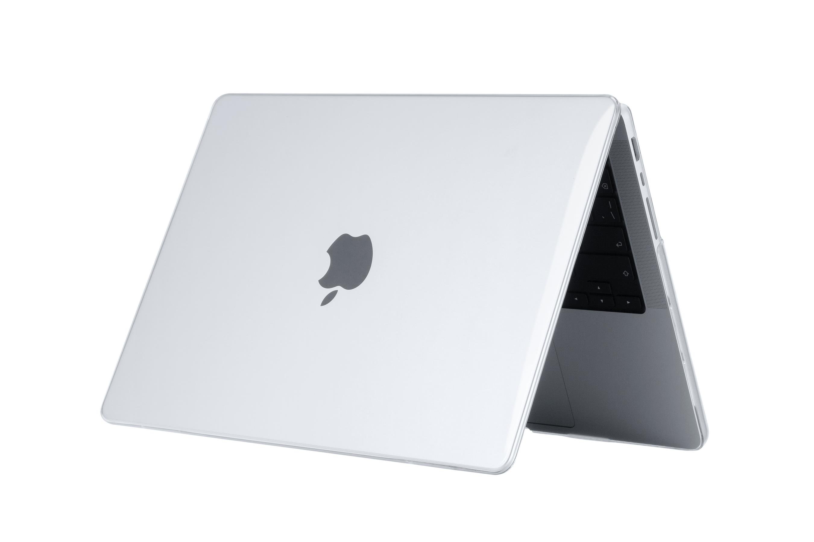 MacBook Pro 14 M3 2024 Kılıf Koruyucu Kapak 14.2'' A2992 / A2918 Uyumlu Şeffaf Parlak Hava Kanallı Şeffaf