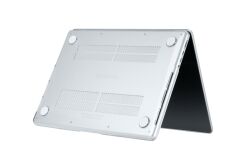 MacBook Pro 14 M3 2024 Kılıf Koruyucu Kapak 14.2'' A2992 / A2918 Uyumlu Şeffaf Parlak Hava Kanallı Şeffaf