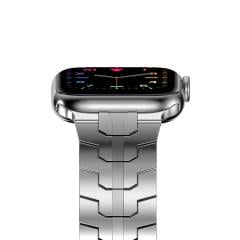 Apple Watch 7 6 SE 5 4 3 2 1 - 45 / 44 / 42 mm uyumlu Metal Kordon Premium Paslanmaz Çelik Kayış