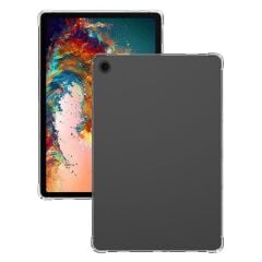 Galaxy Tab A9 8.7'' uyumlu Şeffaf Silikon Kılıf Anti Shock Koruyucu Kapak Darbe Emici Köşe Korumalı