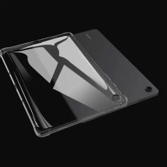 Galaxy Tab A9 8.7'' uyumlu Şeffaf Silikon Kılıf Anti Shock Koruyucu Kapak Darbe Emici Köşe Korumalı