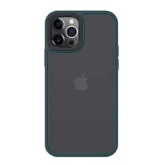 Apple iPhone 12 Pro Kılıf Benks Hybrid Kapak Koyu Yeşil