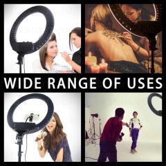 Ring Light Led Işık Halkası 18’’ 45 cm Profesyonel Stüdyo Işığı ve 210 cm Monopod+Taşıma Çantası