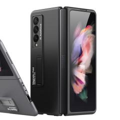 Samsung Galaxy Z Fold 3 Kılıf Kick Stand Premium Standlı Kapak Olefobik Nano Kaplama