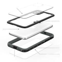Apple iPhone 12 Mini Su Geçirmez Kılıf - 2 Parça - Tam Uyumlu