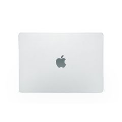 MacBook Air M3 13.6'' 2024 A3113 uyumlu Kılıf Karbon Fiber Desenli Koruyucu Kapak Transpan Tasarım